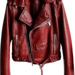 Women’s Red Genuine Leather Jacket Women - Premium Jacket Front2