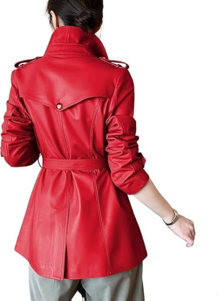 Leather Jacket Women Bomber